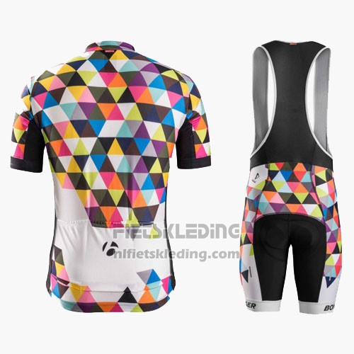 2016 Fietskleding Trek Bontrager Zwart en Wit Korte Mouwen en Koersbroek